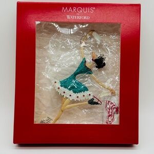 Marquis by Waterford Giddie Glam Ice Skater Christmas Ornament 2004